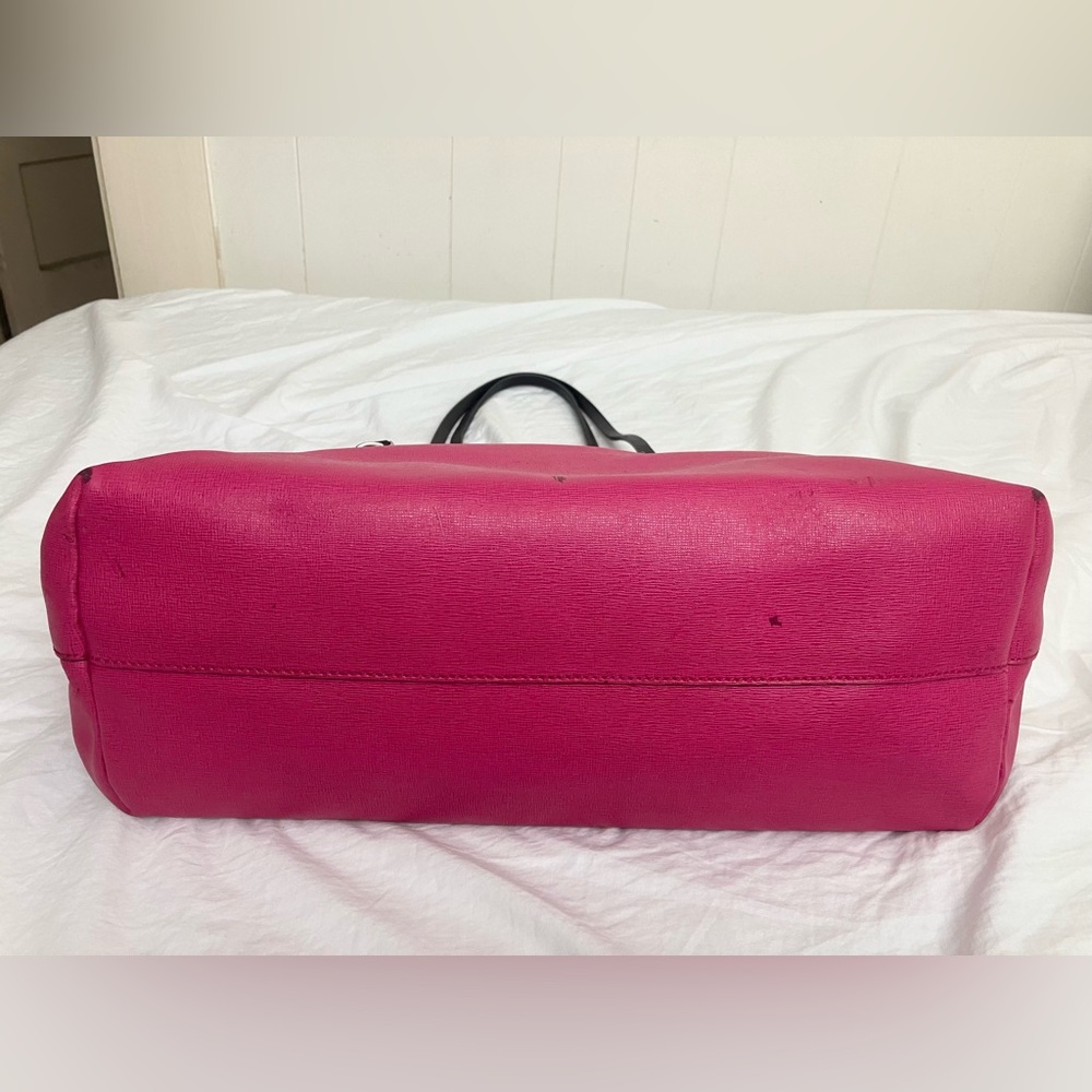 Authentic Fendi Pink leather Monster Tote - Picture 7 of 12